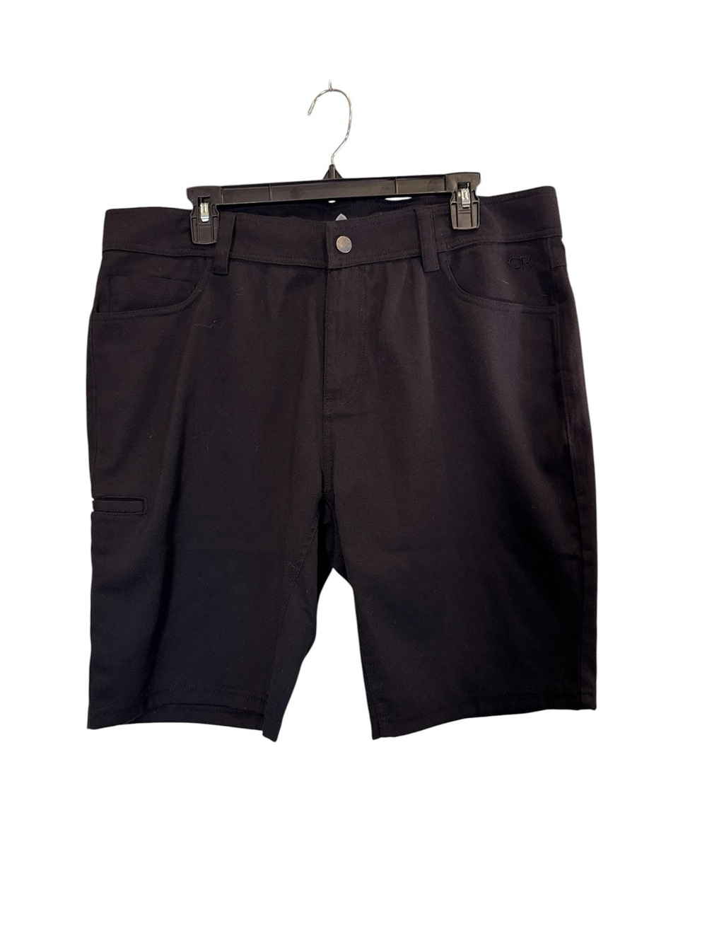 Club Ride Men’s Black Flat Front Cycling Performance Athletic Shorts Sz XL